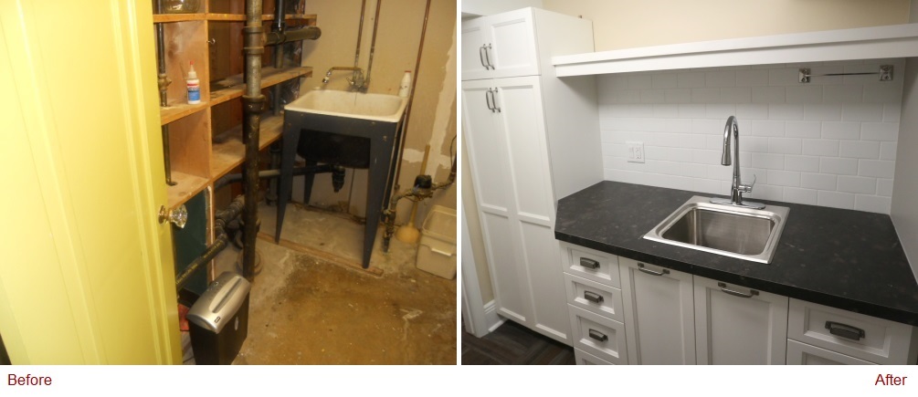 Before and After Photo - IDEATE Interior Design